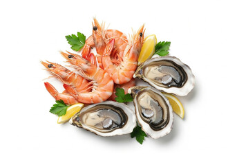 Oysters and Shrimp Platter

