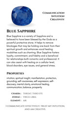 Blue Sapphire Gemstone Properties and Benefits
