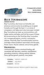 Blue Tourmaline Indicolite Crystal Healing Properties