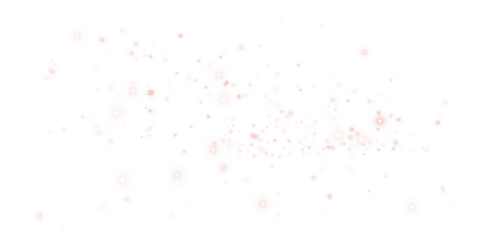 Festive Red Dust Shine with Glow, Star Sparkles and Celebration Effect