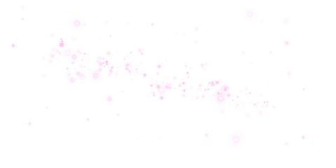 Pink Sparkles with Shimmering Dust and Glowing Light Effect