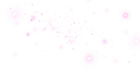 Pink Sparkles with Shimmering Dust and Glowing Light Effect
