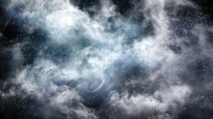 Obraz premium Abstract cloud formation with swirling textures and atmospheric effects