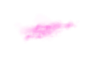 Soft Pink Smoke Trail. Realistic Misty Effect for Atmospheric Design, Visual Overlays, or Abstract Digital Art Projects