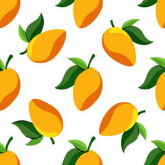 Mango Pattern Silhouette