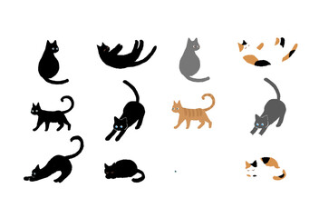 猫のイラストセット