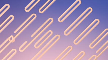 Stylish peach rounded rectangles create a calming modern backdrop perfect for sophisticated designs and trendy marketing materials with a soft gradient in lavender and blue