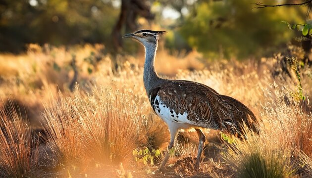 australian bustard ardeotis australis in australia