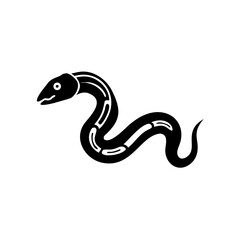 Coiled Snake Icon - Serpent Reptile Vector