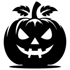 halloween pumpkin on white background
