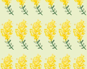 ミモザのパターン