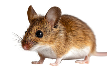 Close-up of a small brown mouse
