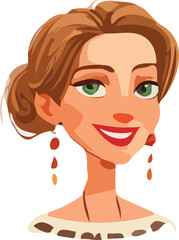 woman cartoon character