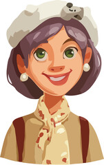 woman cartoon character