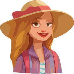 woman cartoon character