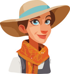 woman cartoon character