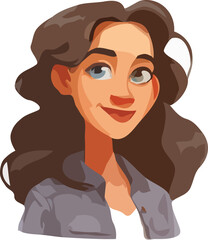 woman cartoon charcter