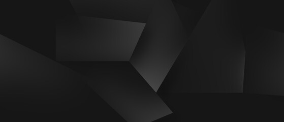 Modern black dark grey white abstract background