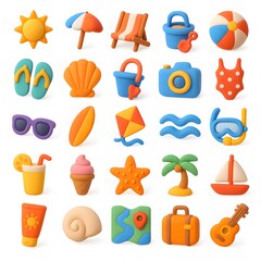 25 Beach Icon Pack
