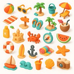 25 Beach Icon Pack