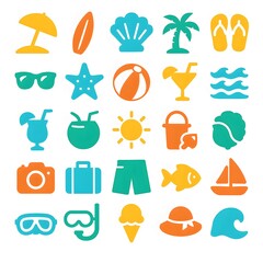 25 Beach Icon Pack