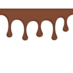 Smooth Melted Chocolate Dripping  