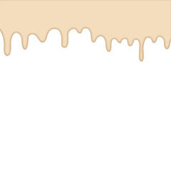 Melted white chocolate or cream