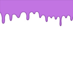 Fototapeta premium Smooth Purple Grape Glaze or Frosting Dripping