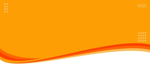 Orange Minimal Wave Background with Abstract Pattern