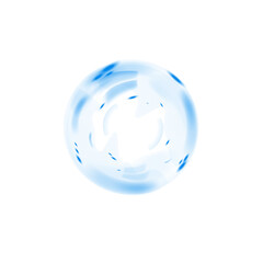 Blue soap bubbles, liquid sphere, foam freshness, underwater floating, vibrant dew, abstract shine, washing concept.