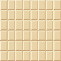 Seamless White Chocolate Bar Pattern Background