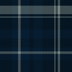 Navy blue pattern seamless tartan check plaid, fabric swatch for skirt, tablecloth, blanket, duvet cover