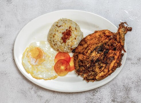 Daing Boneless Bangus Meal Filipino Bangus with Rice
