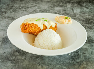 Golden Cheese Filled Chicken Chicken Cordon Bleu Meal