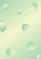 Green Gradient Bubble Design Fresh Spring Bubbles Background Nature Green Gradient Texture
