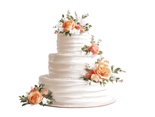wedding cake elegant floral tier design