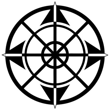 Medicine wheel Native symbol icon background