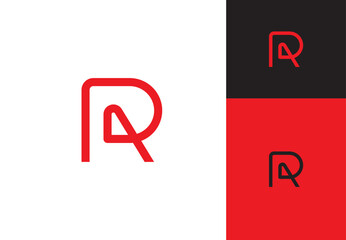 Modern and Minimalist Letter R Logo Design for Business Branding