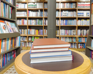 book cafe ,bookstore,
buying a book in a store