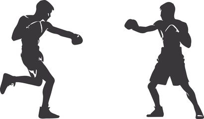 silhouette of a man and woman