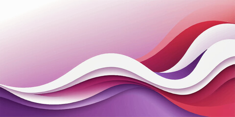 Abstract vector illustration with colorful wave pattern, perfect for a purple and pink futuristic business concept banner design backdrop