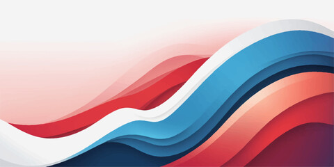 Abstract colorful wave vector illustration background design with rainbow lines and a vibrant blue pattern backdrop