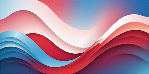 Abstract colorful wave design vector illustration with a flowing curve pattern suitable for a business banner or web element template