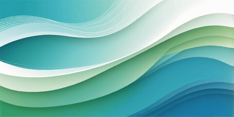 Abstract blue wave background illustration with a futuristic curve pattern and gradient light technology design