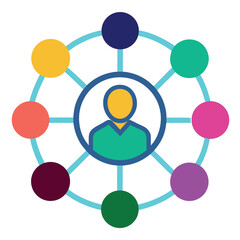 social network connection icon