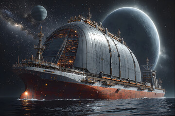 Starship in the expanse