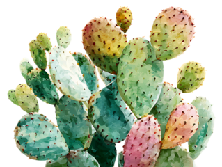 western cactus decorative botanical western style