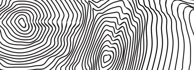 Continuous organic wavy lines create a modern print for fashion textiles, upholstery, and home decor with a natural, flowing aesthetic.