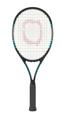 Modern Black Tennis Racket Isolated - Professional Sports Equipment, High Performance, Tennis Gear