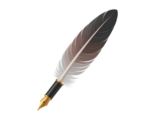 Elegant Classic Vintage Feather Quill Pen for Calligraphy Enthusiasts